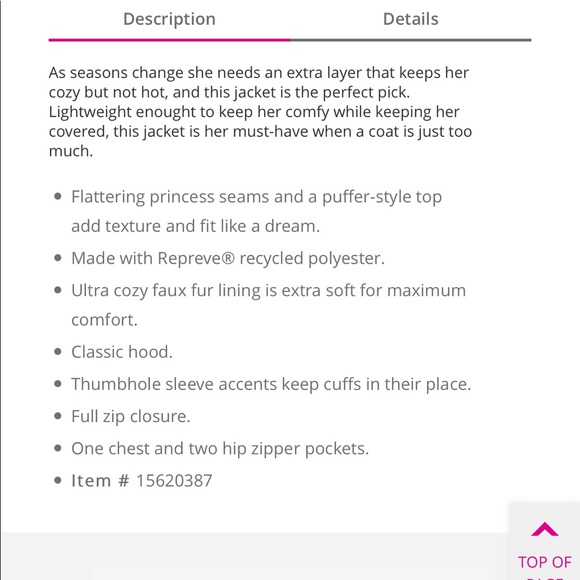 New, Pink Justice Jackets - Picture 4 of 4